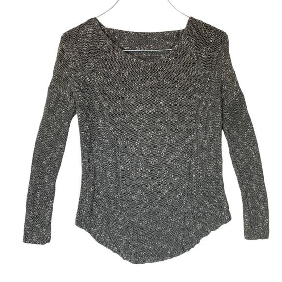 Helmut Lang women's extra small xs sweater caged boucle curved hem linen - Picture 2 of 11